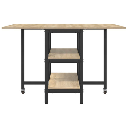Matbord 122 x 80 x 76,5 cm Konstruerat trä Sonoma-ek