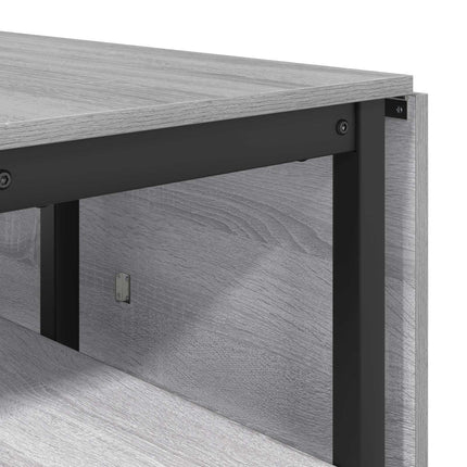 Matbord 122 x 80 x 76,5 cm Konstruerat trä Grå Sonoma