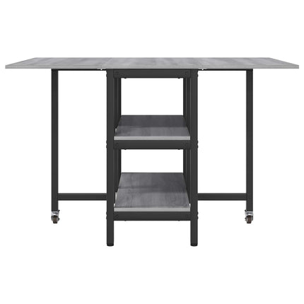 Matbord 122 x 80 x 76,5 cm Konstruerat trä Grå Sonoma