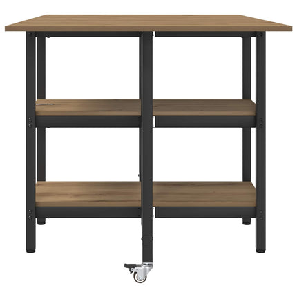 Matbord 122 x 80 x 76,5 cm Konstruerat trä Artisan-ek