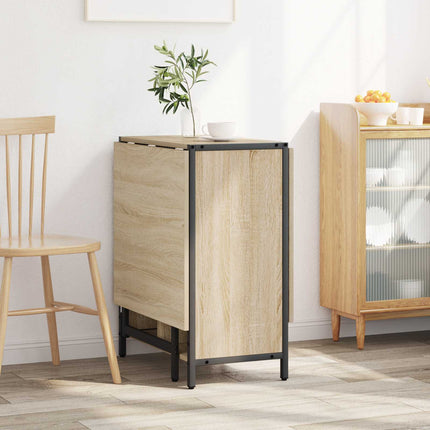 Matbord 144 x 60 x 75 cm Konstruerat trä Sonoma-ek Rektangulär