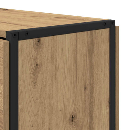 Matbord 144 x 60 x 75 cm Konstruerat trä Artisan-ek Rektangulär