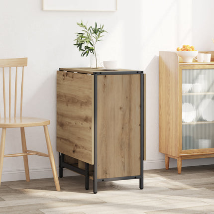 Matbord 144 x 60 x 75 cm Konstruerat trä Artisan-ek Rektangulär