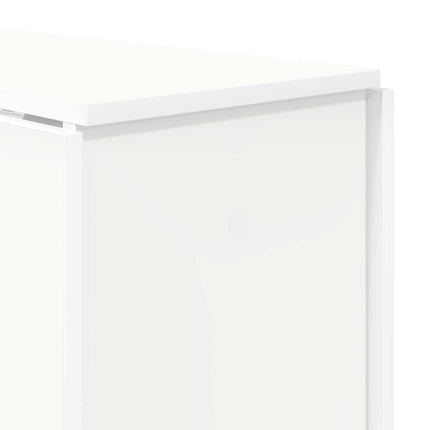 Matbord 138 x 70 x 73,5 cm Konstruerat trä Vit Rektangulär
