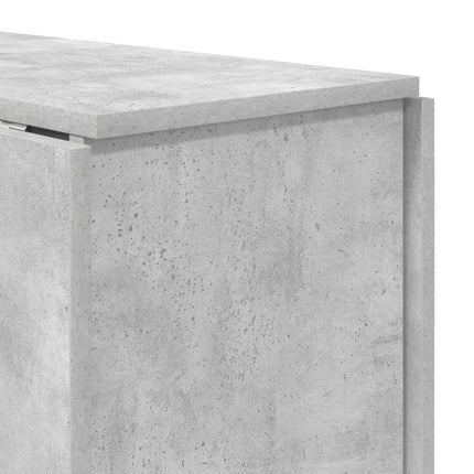 Matbord 138 x 70 x 73,5 cm Konstruerat trä Betonggrå
