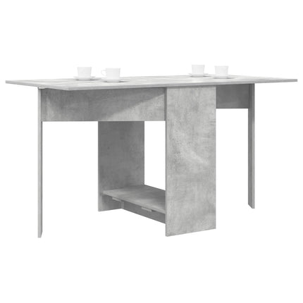 Matbord 138 x 70 x 73,5 cm Konstruerat trä Betonggrå