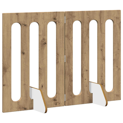 Fällbar husdjursgrind 2 pcs Artisan Ek 100,5 x 38 x 70 cm