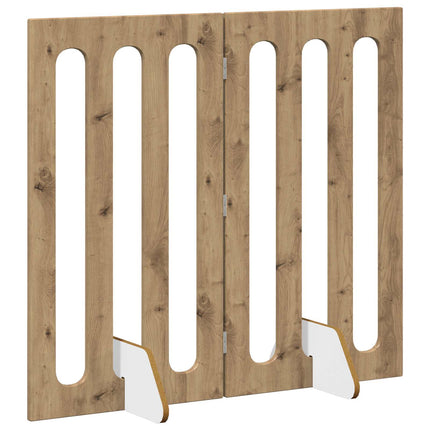 Fällbar husdjursgrind 2 pcs Artisan Ek 100,5 x 38 x 90 cm