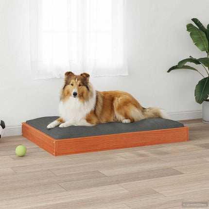 Hundsäng Vaxbrun 92 x 64 x 9 cm Massiv furu