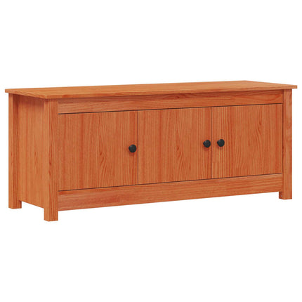 Skoskåp VaxBrun 110 x 38 x 45,5 cm Massivt furu