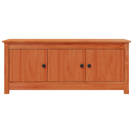 Skoskåp VaxBrun 110 x 38 x 45,5 cm Massivt furu