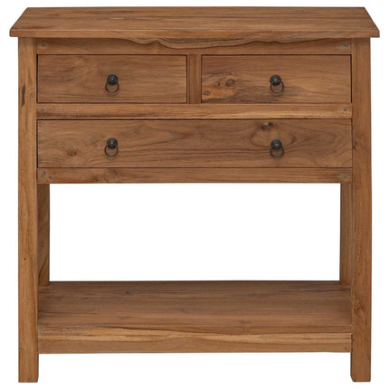 Sideboard Naturlig 79 x 35 x 80 cm Massivt teakträ