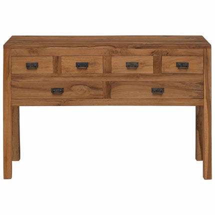 Sideboard Naturlig 110 x 35 x 75,5 cm Massivt teakträ