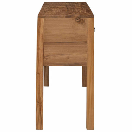 Sideboard Naturlig 110 x 35 x 75,5 cm Massivt teakträ