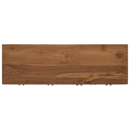 Sideboard Naturlig 110 x 35 x 75,5 cm Massivt teakträ