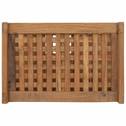 Badrumshylla Naturlig 45 x 30 x 71 cm Massivt teakträ
