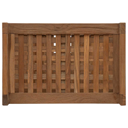 Badrumshylla Naturlig 45 x 30 x 97 cm Massivt teakträ