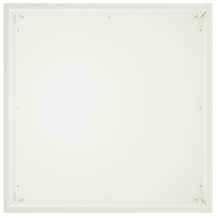 Trädgårdsplanterare Vit 25 x 25 x 25 cm Kallvalsat stål