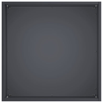 Trädgårdsplanterare Antracit 25 x 25 x 25 cm Kallvalsat stål