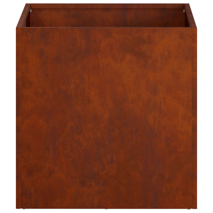 Trädgårdsplanterare Rostig 25 x 25 x 25 cm Väderbeständig stål