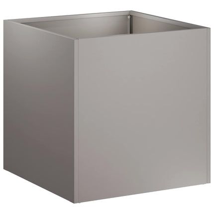 Trädgårdsplanterare 2 st Rostig 45 x 45 x 45 cm