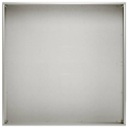 Trädgårdsplanterare 2 st Silver 40 x 40 x 20 cm Rostfritt stål