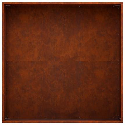 Trädgårdsplanterare Rostig 60 x 60 x 20 cm Väderbeständig stål