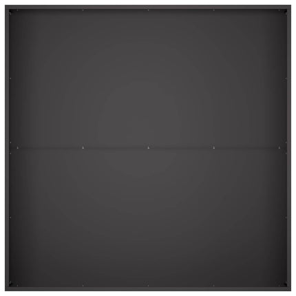 Trädgårdsplanterare Svart 100 x 100 x 20 cm Kallvalsat stål