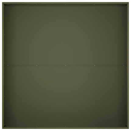 Trädgårdsplanterare 2 st Olivgrön 100 x 100 x 20 cm