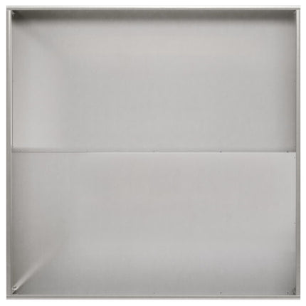 Trädgårdsplanterare 2 st Silver 100 x 100 x 30 cm