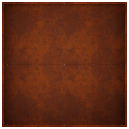 Trädgårdsplanterare Rostig 100 x 100 x 30 cm