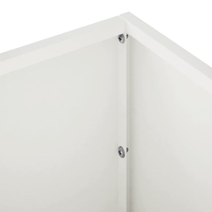 Trädgårdsplanterare Vit 40 x 20 x 20 cm Kallvalsat stål
