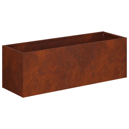 Trädgårdsplanterare Rostig 40 x 20 x 20 cm Väderbeständig stål