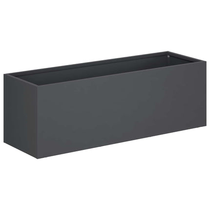 Trädgårdsplanterare 2 st Antracit 60 x 20 x 20 cm