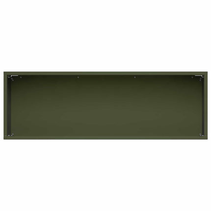 Trädgårdsplanterare 2 st Olivgrön 60 x 20 x 20 cm