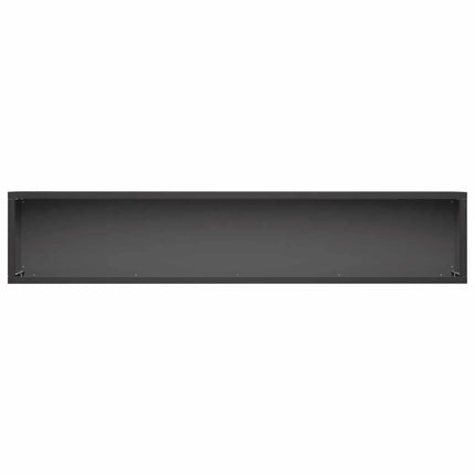Trädgårdsplanterare Svart 80 x 20 x 20 cm Kallvalsat stål