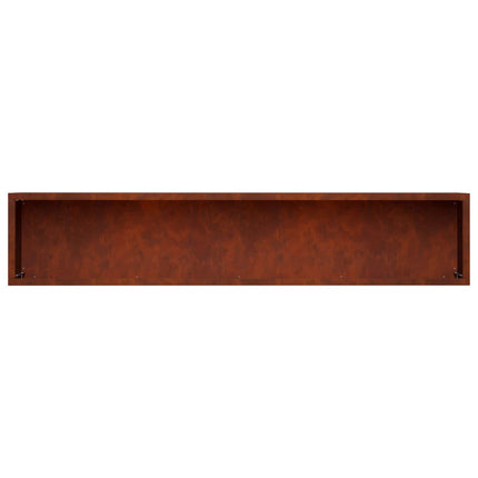 Trädgårdsplanterare Rostig 100 x 20 x 20 cm Väderbeständig stål
