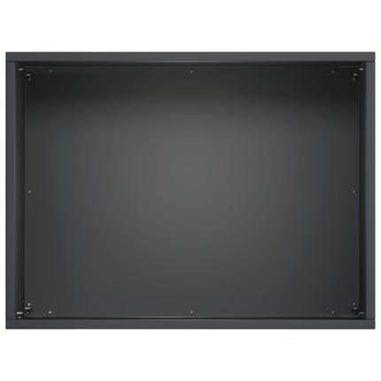 Trädgårdsplanterare Antracit 40 x 30 x 30 cm Kallvalsat stål
