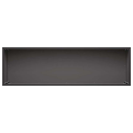 Trädgårdsplanterare Svart 100 x 30 x 30 cm Kallvalsat stål