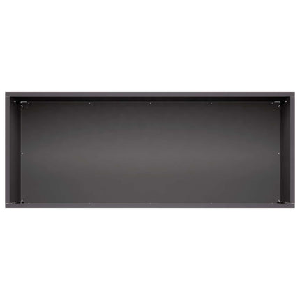 Trädgårdsplanterare 2 st Svart 80 x 40 x 40 cm Kallvalsat stål