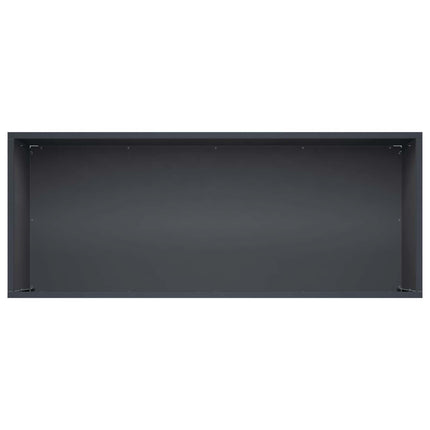 Trädgårdsplanterare Antracit 80 x 40 x 40 cm Kallvalsat stål
