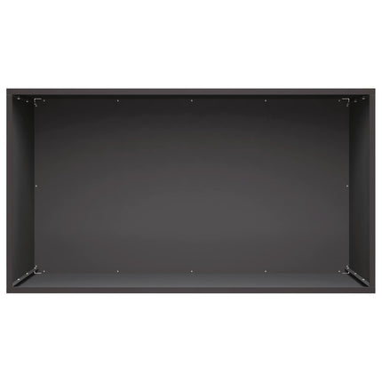 Trädgårdsplanterare Svart 100 x 50 x 50 cm Kallvalsat stål