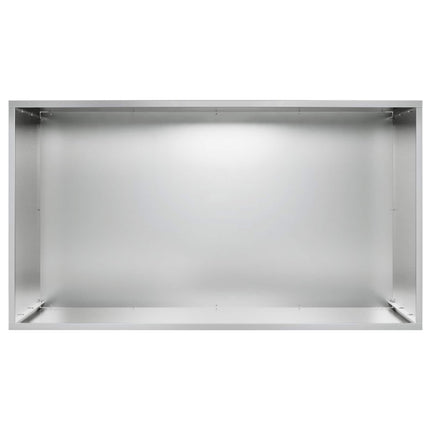Trädgårdsplanterare 2 st Silver 100 x 50 x 50 cm