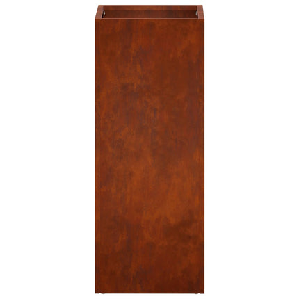 Trädgårdsplanterare 2 st Rostig 20 x 20 x 40 cm