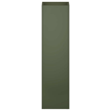 Trädgårdsplanterare Olivgrön 20 x 20 x 75 cm Kallvalsat stål
