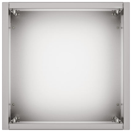 Trädgårdsplanterare Silver 20 x 20 x 75 cm Galvaniserat stål
