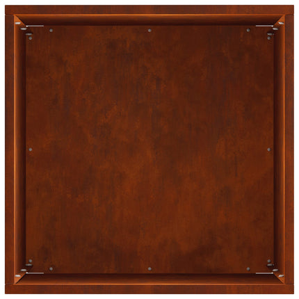 Trädgårdsplanterare Rostig 40 x 40 x 50 cm Väderbeständig stål