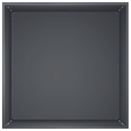 Trädgårdsplanterare Antracit 40 x 40 x 75 cm Kallvalsat stål