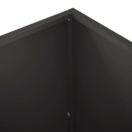 Trädgårdsplanterare Svart 50 x 50 x 75 cm Kallvalsat stål