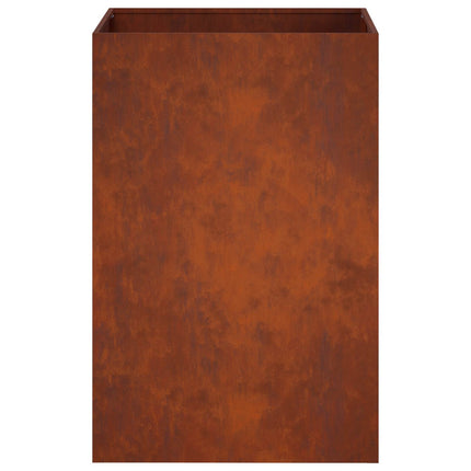 Trädgårdsplanterare Rostig 50 x 50 x 75 cm Väderbeständig stål